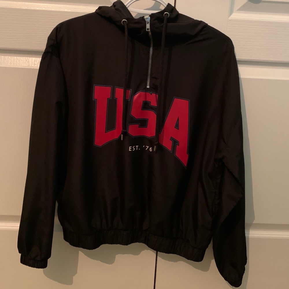 Black Windbreaker